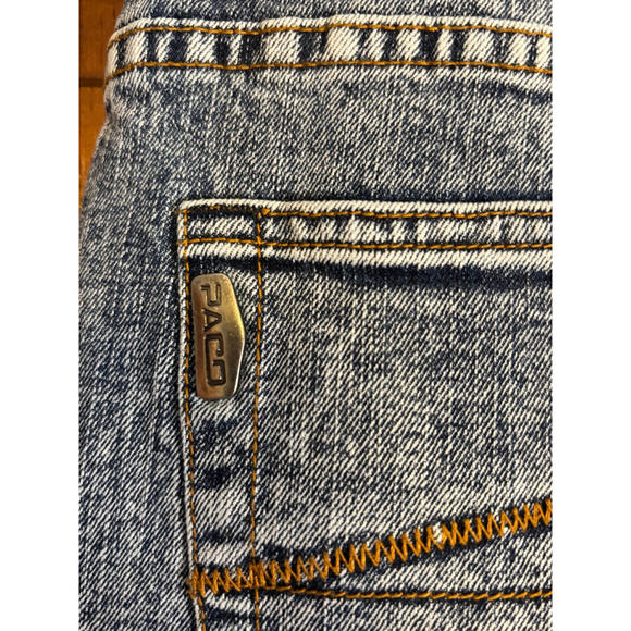 Vintage Paco Denim Jeans Straight Leg Cut Button Zip Fly Acid Wash Men's 40x32 - Picture 9 of 13